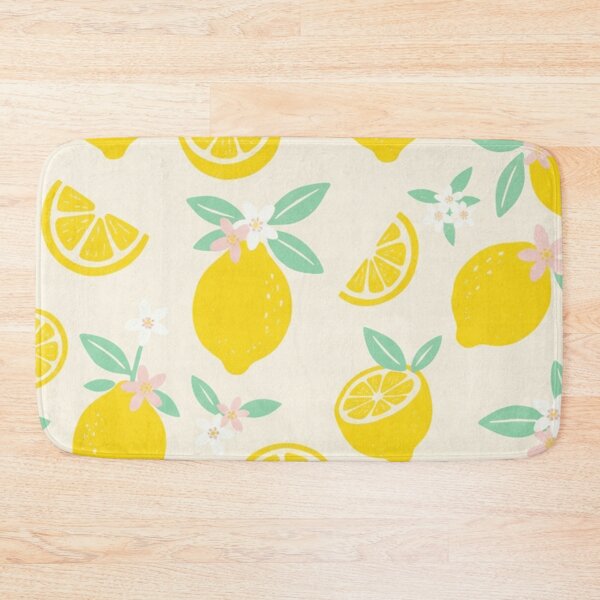 Item preview, Cheerful Yellow Lemon Citrus Pattern designed and sold by SassyArtistry.