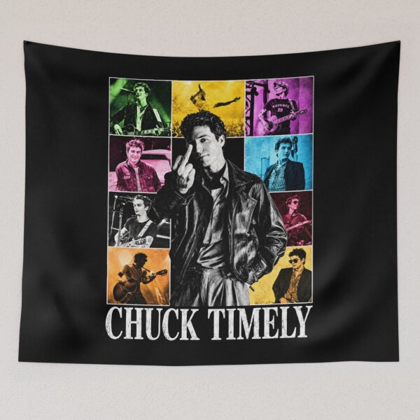 Item preview, Chuck Timely Hourglass Retro Concert Style designed and sold by RawoMimi.