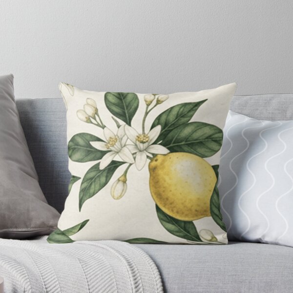 Item preview, Vintage Botanical Lemon Blossom Pattern designed and sold by SassyArtistry.