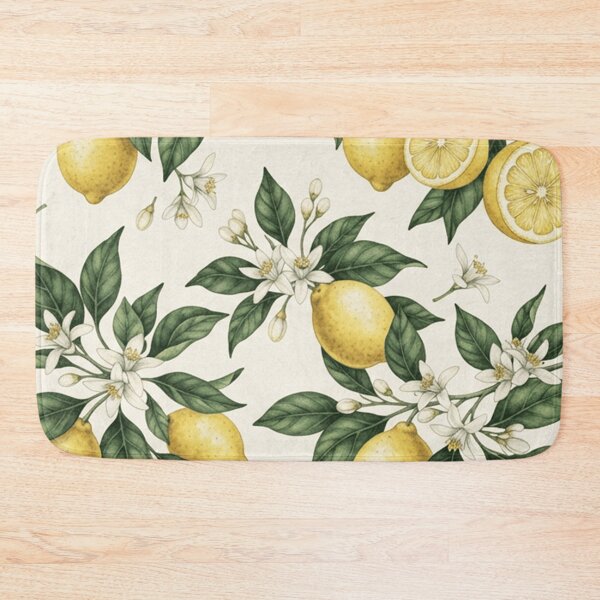 Item preview, Vintage Botanical Lemon Blossom Pattern designed and sold by SassyArtistry.