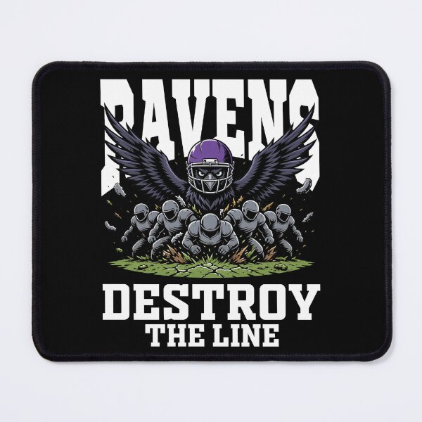 Item preview, RAVENS DESTROY THE LINE - BAL RAVENS designed and sold by KEF Custom.
