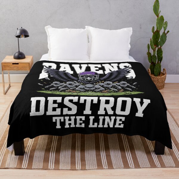 Item preview, RAVENS DESTROY THE LINE - BAL RAVENS designed and sold by KEF Custom.