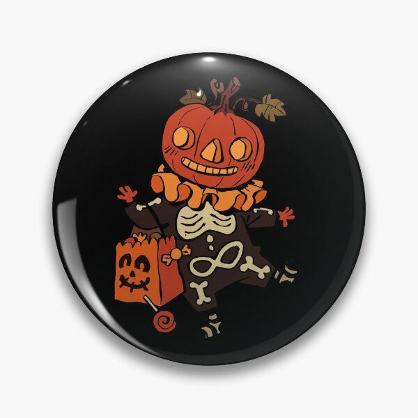 Aperçu de l'œuvre Sam Trick r Treat Pumpkin Head Halloween Candy créée et vendue par NAPIPIPIarts.