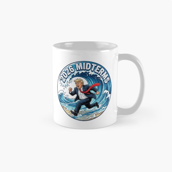 Item preview, 2026 Midterms Blue Wave Anti Trump Political Satire Democrat Campaign Seal Graphic designed and sold by raedattia.