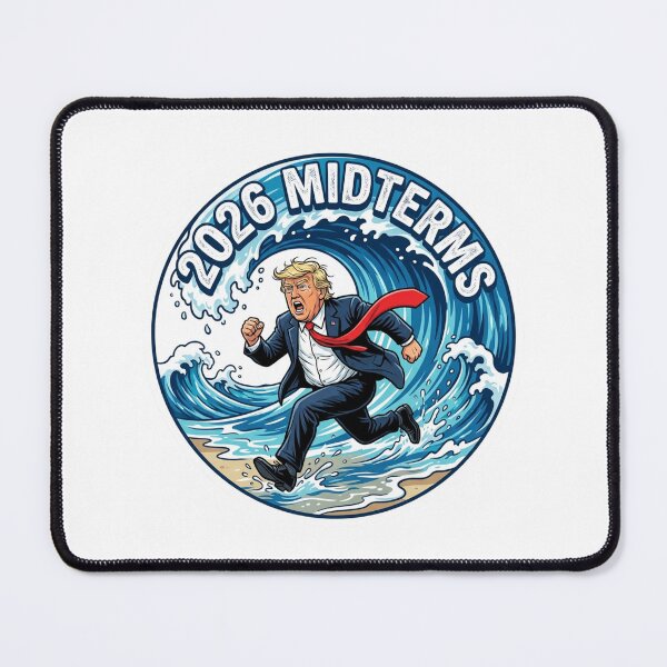 Item preview, 2026 Midterms Blue Wave Anti Trump Political Satire Democrat Campaign Seal Graphic designed and sold by raedattia.