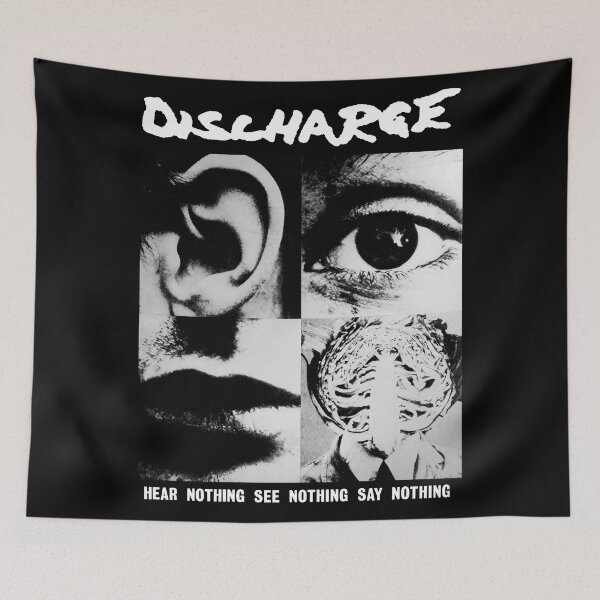Item preview, Discharge - Hear Nothing, See Nothing, Say Nothing designed and sold by Limn From Limb.