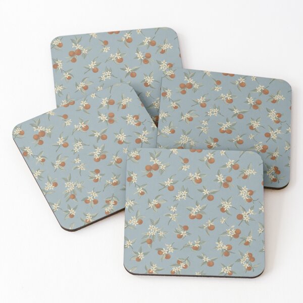Item preview, Delicate Orange Blossom Citrus Pattern designed and sold by SassyArtistry.