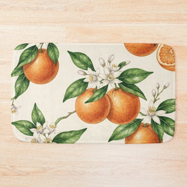 Item preview, Vintage Orange Blossom Citrus Pattern designed and sold by SassyArtistry.