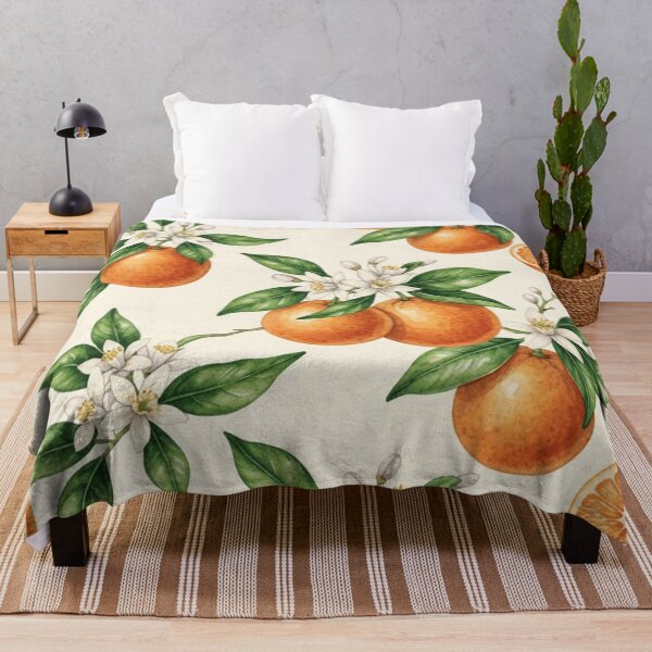 Item preview, Vintage Orange Blossom Citrus Pattern designed and sold by SassyArtistry.