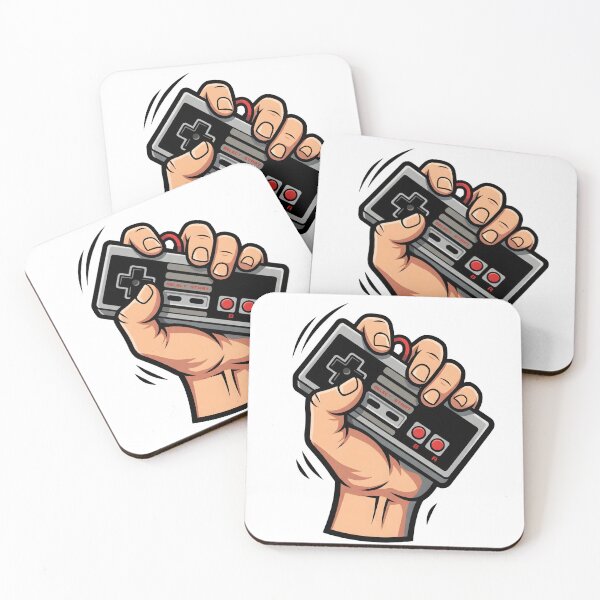 Item preview, Classic Retro Gaming Controller – Arcade Gamer Hand Artwork designed and sold by StickerNestYou.