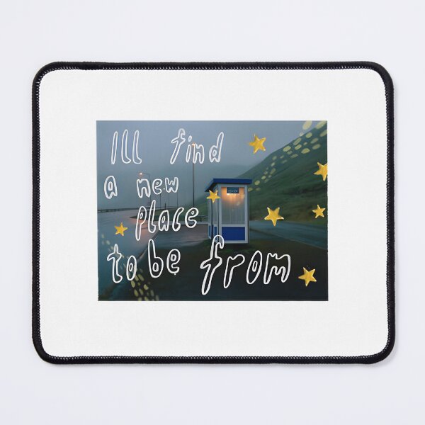Item preview, New Place To Be - Inspirational Quote Design for Travel and Adventure Enthusiasts designed and sold by inasalghrouz.