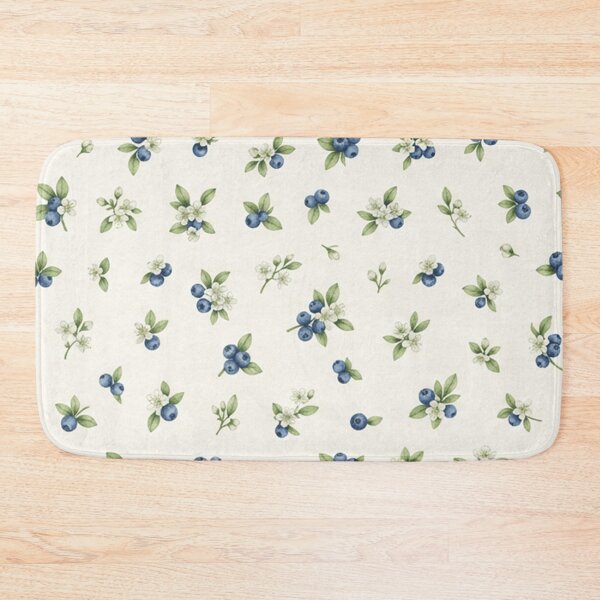 Item preview, Tiny Blueberry Botanical Pattern designed and sold by SassyArtistry.