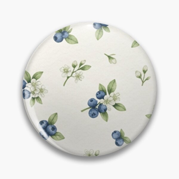 Item preview, Tiny Blueberry Botanical Pattern designed and sold by SassyArtistry.