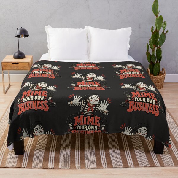 Item preview, Mime Your Own Business – Funny Vintage Mime Pun designed and sold by TheTrendsDesk.