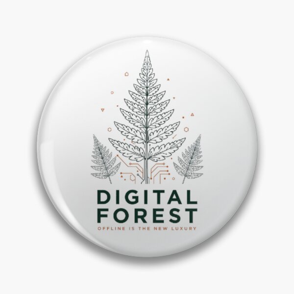 Item preview, Digital Forest Offline Is The New Luxury Cyber Nature designed and sold by PoleksGraphics.