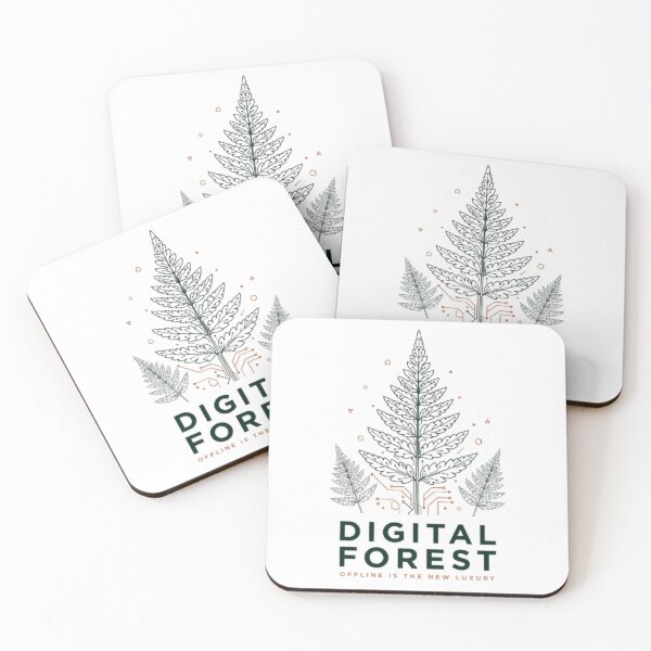 Item preview, Digital Forest Offline Is The New Luxury Cyber Nature designed and sold by PoleksGraphics.
