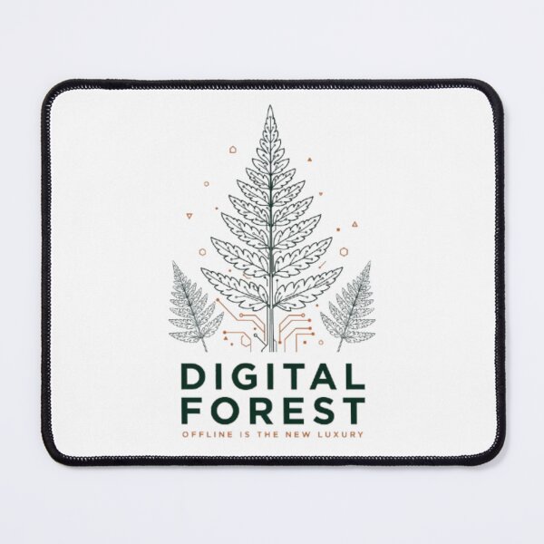 Item preview, Digital Forest Offline Is The New Luxury Cyber Nature designed and sold by PoleksGraphics.