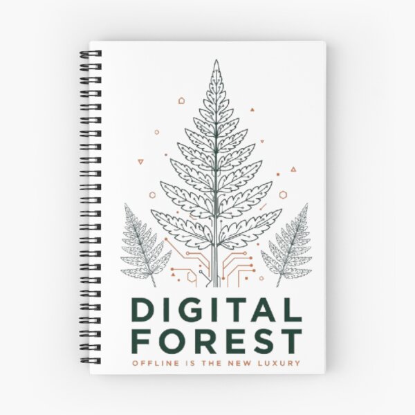 Item preview, Digital Forest Offline Is The New Luxury Cyber Nature designed and sold by PoleksGraphics.