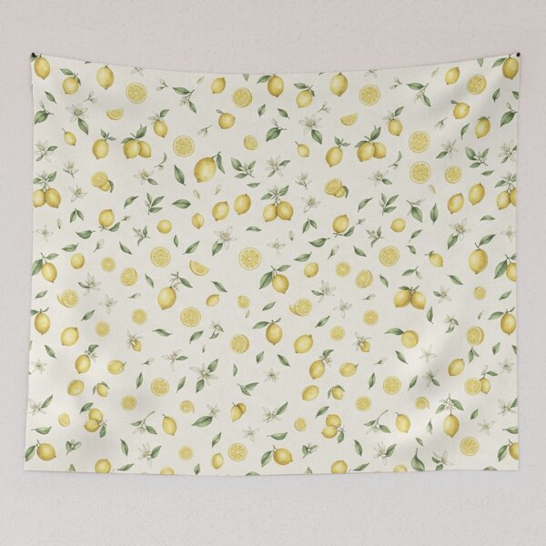 Item preview, Tiny Yellow Lemon Botanical Pattern designed and sold by SassyArtistry.