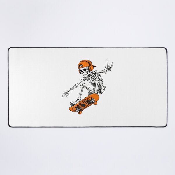 Item preview, Skeleton Skateboarding with Headphones and Cap designed and sold by Dmo3HarkoArt.