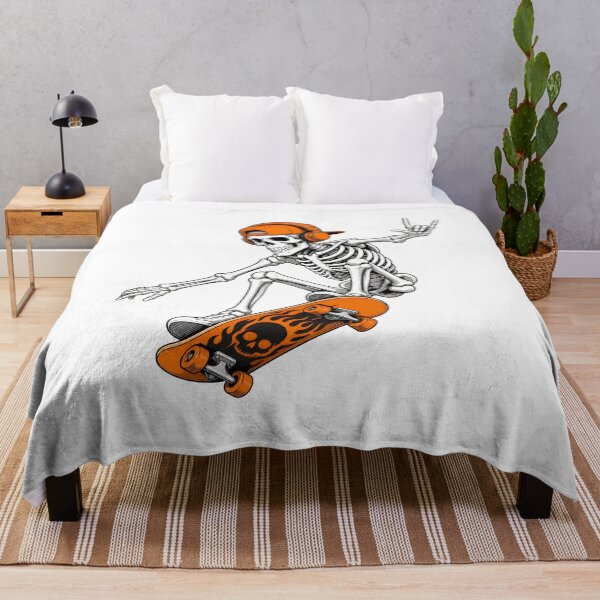 Item preview, Skeleton Skateboarding with Headphones and Cap designed and sold by Dmo3HarkoArt.