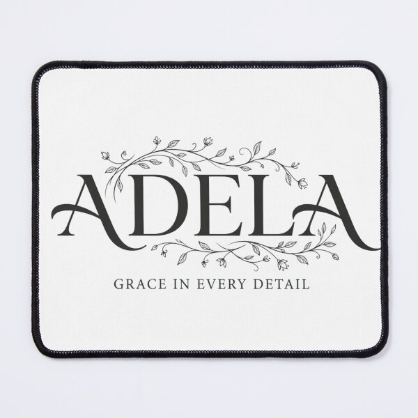 Item preview, Adela Elegant Name T-Shirt | Grace In Every Detail Fashion Design designed and sold by Mathias Yakubu Design.