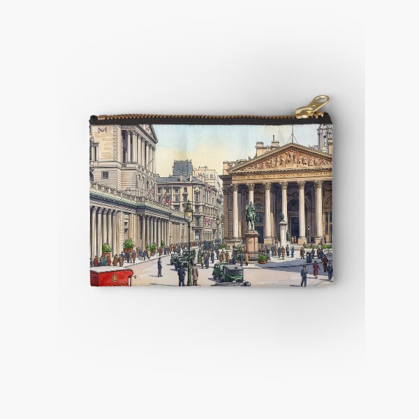 Item preview, Bank of England and Royal Exchange, Vintage London designed and sold by ArtworkNorth.