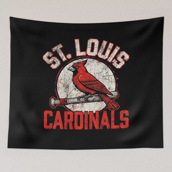 Item preview, Retro Red Cardinal On Bat Vintage St Louis Baseball Lover Design designed and sold by luffyShop1.