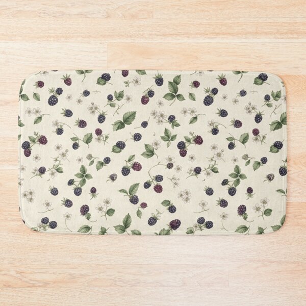 Item preview, Tiny Blackberry Botanical Fruit Pattern designed and sold by SassyArtistry.