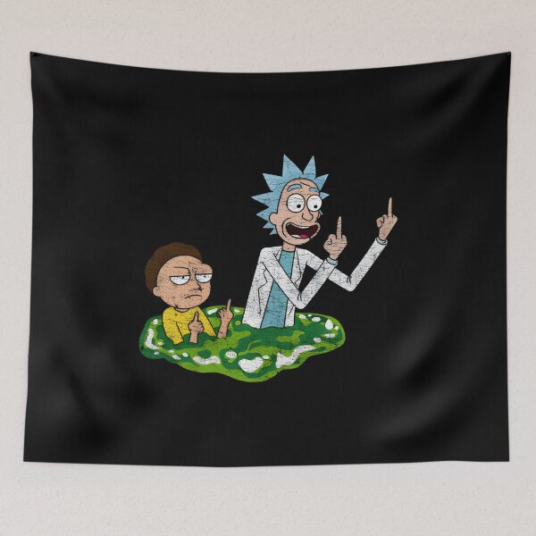 Item preview, Rick And Morty Cartoon designed and sold by StickersHub ⭐⭐⭐⭐⭐.