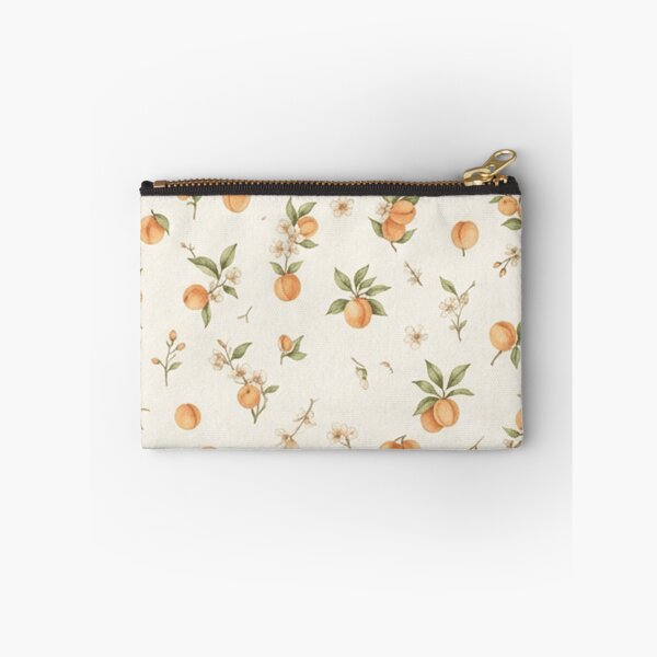 Item preview, Tiny Peach Botanical Fruit Pattern designed and sold by SassyArtistry.