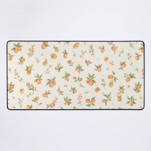 Item preview, Tiny Peach Botanical Fruit Pattern designed and sold by SassyArtistry.