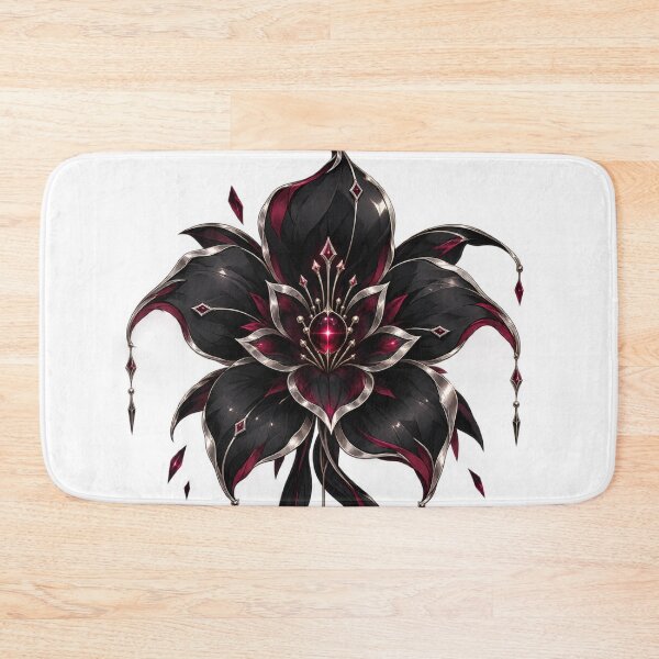 Item preview, Black & Red Gothic Flower designed and sold by Otakunited.
