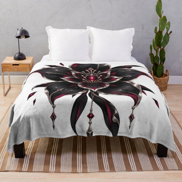 Item preview, Black & Red Gothic Flower designed and sold by Otakunited.