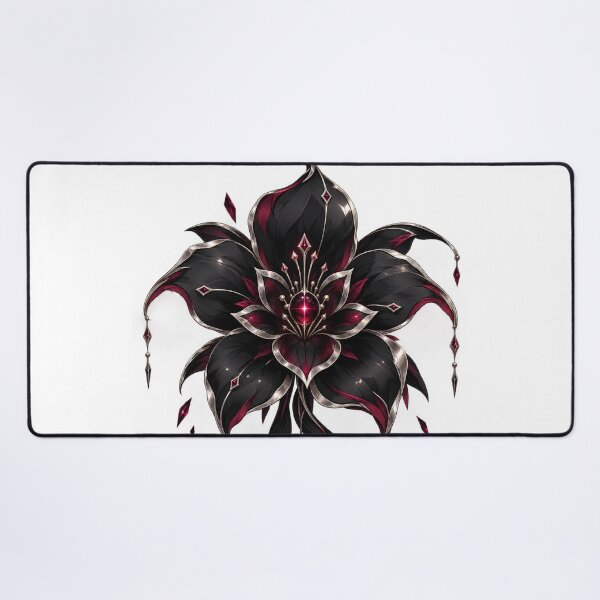 Item preview, Black & Red Gothic Flower designed and sold by Otakunited.