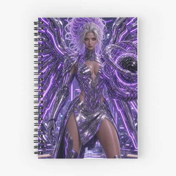 Item preview, Gravity Master Evolution Beautiful Sci-Fi Cyberpunk Girl Portrait designed and sold by EvolutionMerch.