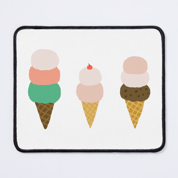 Item preview, ice cream illustration design designed and sold by pookapencil.