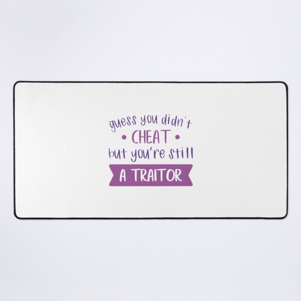 Item preview, Funny Quote Design - Guess You Didn't Cheat But You Are Still a Traitor Colorful Graphic designed and sold by DIAPKGOSWAMI.