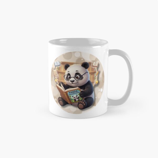 Item preview, Cute Panda Reading Book Library Animal Lover designed and sold by EnginerdStudio.