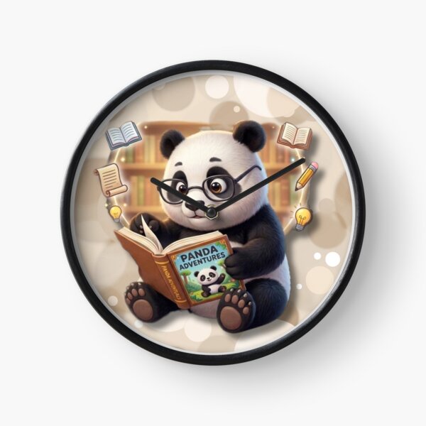 Item preview, Cute Panda Reading Book Library Animal Lover designed and sold by EnginerdStudio.