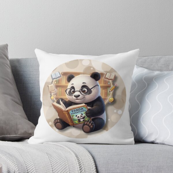 Item preview, Cute Panda Reading Book Library Animal Lover designed and sold by EnginerdStudio.