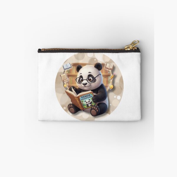 Item preview, Cute Panda Reading Book Library Animal Lover designed and sold by EnginerdStudio.