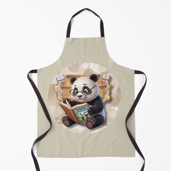 Item preview, Cute Panda Reading Book Library Animal Lover designed and sold by EnginerdStudio.