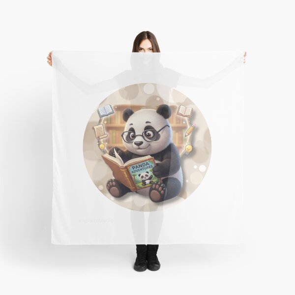 Item preview, Cute Panda Reading Book Library Animal Lover designed and sold by EnginerdStudio.