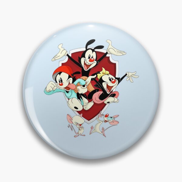Item preview, Animaniacs Yakko Wakko Dot Shield Logo designed and sold by NAPIPIPIarts.