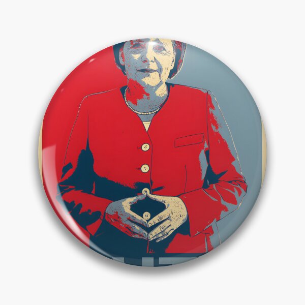 Item preview, Angela Merkel Portrait Artwork - German Chancellor Illustration Design designed and sold by Medjz.