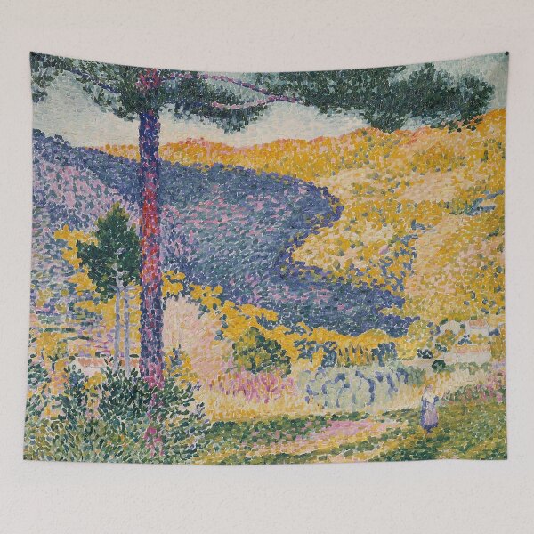 Item preview, Valley with Fir (Shade on the Mountain) by Henri-Edmond Cross designed and sold by AnimaliaStar.