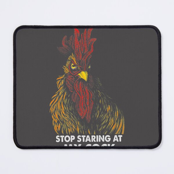 Item preview, Funny Rooster Design with Bold Stop Staring Message designed and sold by lively. stickers.