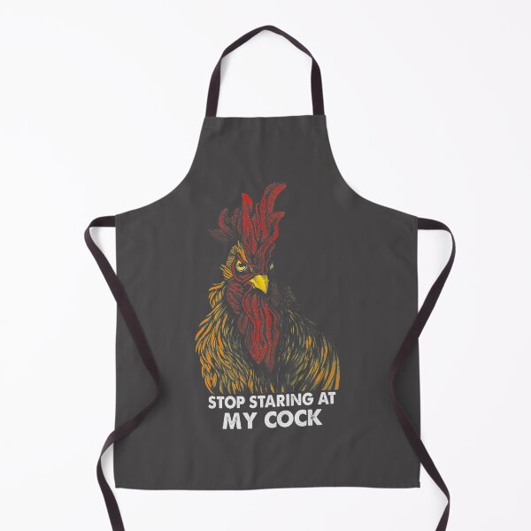 Item preview, Funny Rooster Design with Bold Stop Staring Message designed and sold by lively. stickers.