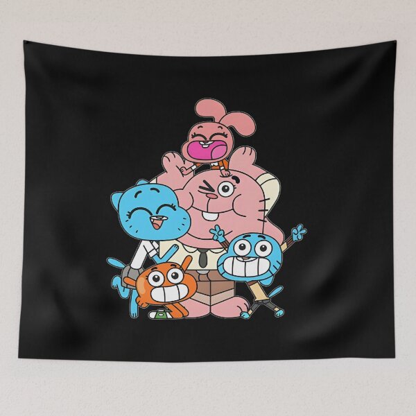 Item preview, The Amazing World of Gumball, featuring Richard, Nicole, Gumball, Darwin designed and sold by StickersHub ⭐⭐⭐⭐⭐.